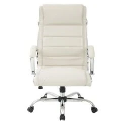 Executive Office Chair With Padded Arms In Faux Leather - Black -Felloweis Store bcf57cf3 8414 42ed aa94 17fe4b92adae