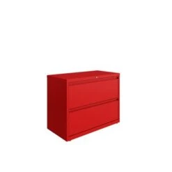 Hirsh 36 In Wide, 2 Drawer, HL8000 Series, Lava Red - Red