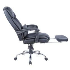 Somette Computer Chair With Extendable Footrest - Black -Felloweis Store bdeb8a47 636d 4d8f 8036 b51beb372199