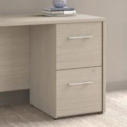 Office 500 16W 2 Drawer File Cabinet By Bush Business Furniture - Taupe -Felloweis Store be60b872 cfb7 4f8c 8209 e9759bd6a87d