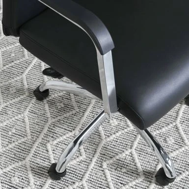 Abbyson Pella Adjustable Office Chair - White 8 Abbyson Pella Adjustable Office Chair - White - Image 8