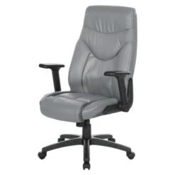 Executive Bonded Leather Office Chair - Grey -Felloweis Store bf7fb53e 6676 46c3 bf7c ed9018f8d615