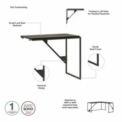 Refinery 62W L Shaped Industrial Desk With Drawers By Bush Furniture - Rustic Gray/Charred Wood 31 Refinery 62W L Shaped Industrial Desk With Drawers By Bush Furniture - Rustic Gray/Charred Wood -Felloweis Store c016d20c 3ed2 4dd7 abab 2d1b6f6b16aa