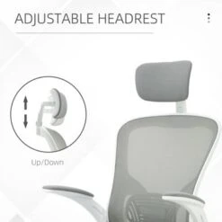 HOMCOM Vinsetto High Back Mesh Chair, Home Office Task Computer Chair With Adjustable Height, Lumbar Back Support, Headrest, And Arms - Black 26 HOMCOM Vinsetto High Back Mesh Chair, Home Office Task Computer Chair With Adjustable Height, Lumbar Back Support, Headrest, And Arms - Black -Felloweis Store c1c3365f 09fe 4785 8e59 267e7b949e91