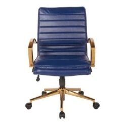 Ave Six Mid-Back Faux Leather Office Chair With Gold Finish Base - Saddle 24 Ave Six Mid-Back Faux Leather Office Chair With Gold Finish Base - Saddle -Felloweis Store c21d6130 16c6 4f72 a5d3 8ba33f3f560d