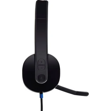 Logitech - H540 Wired On-Ear Headset - Black 6 Logitech - H540 Wired On-Ear Headset - Black - Image 6