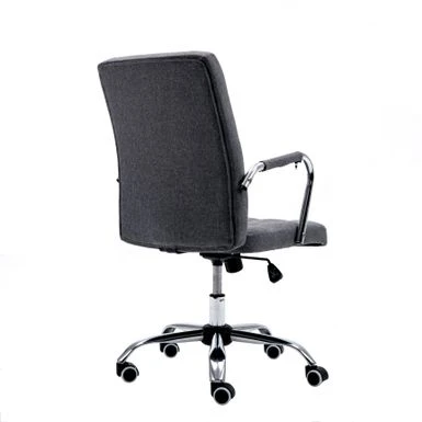 Porthos Home Ocia 360? Swivel Office Chair, Hemp Fabric Upholstery - Grey 8 Porthos Home Ocia 360? Swivel Office Chair, Hemp Fabric Upholstery - Grey - Image 8
