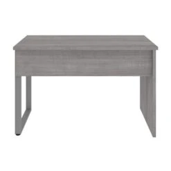Bestar Solay 48W Small Table Desk With U-Shaped Metal Leg - Platinum Gray -Felloweis Store c5db9694 0552 4ca0 8fcf 454ae9d792fd