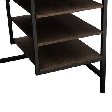 Sunjoy Lattimore Desk - L 47 Inches X W 22 Inches X H 30 Inches - Brown 5 Sunjoy Lattimore Desk - L 47 Inches X W 22 Inches X H 30 Inches - Brown - Image 5