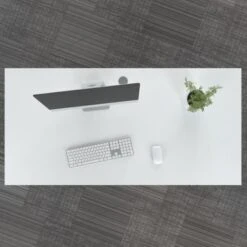 Somerset 60W Electric Height Adjustable Desk By Bush Furniture - Mocha Cherry/Cool Gray Metallic -Felloweis Store c7ce59e2 2f32 4866 be13 bf7f667edb6e