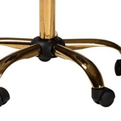 Baxton Studio Savara Contemporary Glam And Luxe Velvet Fabric And Gold Metal Swivel Office Chair - Grey, Gold -Felloweis Store c87ff5a9 0117 4cb2 9063 af425ebf2486