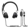 Logitech Zone 750 Wired On-Ear Headset With Advanced Noise-canceling Microphone, Simple USB-C And Included USB-A Adapter, Plug-and-Play Compatibility For All Devices