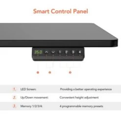 FLEXISPOT 48"x24" 5-Min Install Home Office Height Adjustable Standing Desk Memory Controller Sit Stand Desk Computer Desk - Black 22 FLEXISPOT 48"x24" 5-Min Install Home Office Height Adjustable Standing Desk Memory Controller Sit Stand Desk Computer Desk - Black -Felloweis Store c9ae1575 c641 45a5 b607 921d2834c6bb