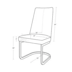 Set Of 2 ESTELLE Guest Chair Customer Reception Seat, White - N/A - White -Felloweis Store c9aef063 10bb 4d20 9e8e 0efb1a7079d3