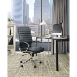 High Back Professional Managers Faux Leather Chair With Chrome Base And Removable Sleeves - Grey/Silver 23 High Back Professional Managers Faux Leather Chair With Chrome Base And Removable Sleeves - Grey/Silver -Felloweis Store c9ca2940 8fcf 449a 9dec 2551dc666075