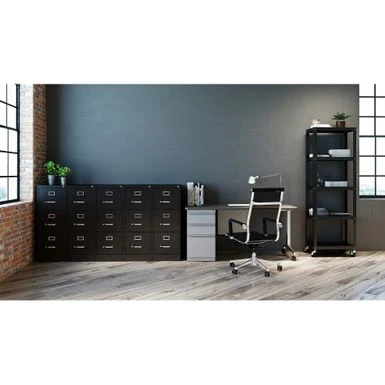 Hirsh 22-in Deep 3 Drawer, Letter Width, Vertical File Cabinet - Grey 13 Hirsh 22-in Deep 3 Drawer, Letter Width, Vertical File Cabinet - Grey - Image 13