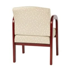 Cherry Finish Wood Visitor Chair - Cocoa -Felloweis Store cd4c9e80 2931 470f 8fc9 15854119b523