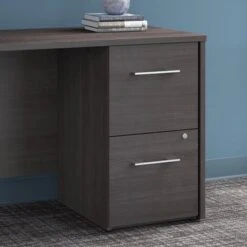 Office 500 16W 2 Drawer File Cabinet By Bush Business Furniture - Grey