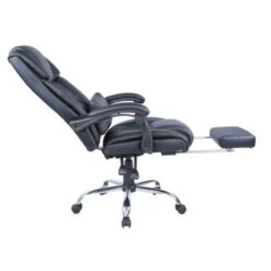 Somette Computer Chair With Extendable Footrest - Black -Felloweis Store d02b234d 3a56 47f3 b696 5c4570a4e9b5