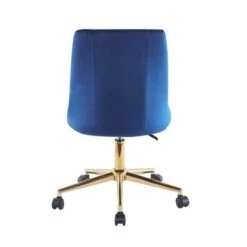 Porthos Home Rae Office Chair, Velvet Upholstery, Gold Chrome Legs - Green -Felloweis Store d22ad05b bbdc 4ab5 a935 ac0f9571182f