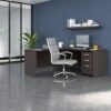 Studio C 66W L-Shaped Desk With Drawers By Bush Business Furniture - Storm Gray