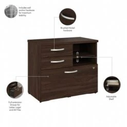 Studio C Storage Cabinet With Drawers By Bush Business Furniture - Black Walnut 16 Studio C Storage Cabinet With Drawers By Bush Business Furniture - Black Walnut -Felloweis Store d414df86 577a 44ec 874b 1db4e2b3e881