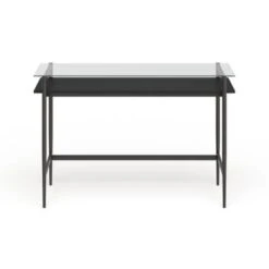 Eaton Desk - Brass 36" With Faux Marble Shelf -Felloweis Store d44e6e0a c300 4ca9 b273 dbe737158ce6