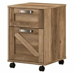 Cottage Grove 2 Drawer Mobile File Cabinet By Bush Furniture - Reclaimed Pine -Felloweis Store d4695c64 f4cb 448d ad11 8205a7a3de4e