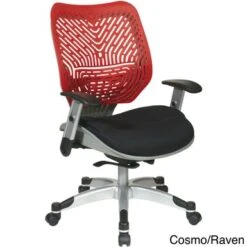 Office Star REVV Series Self Adjusting SpaceFlex Back Chair With Self Adjusting Mechanism - Self Adj Mech Mgr Chair - Tang/Raven -Felloweis Store d981e11d 6152 465e aba9 7e5fed87ce0c