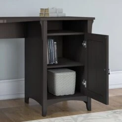 Salinas 55W Corner Desk With Lateral File Cabinet And 5 Shelf Bookcase - Grey -Felloweis Store d9fa68d8 2d3c 432a af54 9ad68924e047