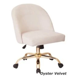 Layton Mid-Back Office Chair With Gold Base - Black Velvet -Felloweis Store dafc8737 cb36 46b2 82f2 809c3f869a70