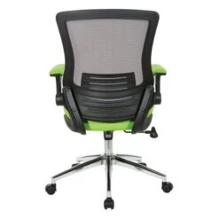 Porch & Den Hideo Faux Leather/ Black Mesh Office Chair - Green -Felloweis Store dc358bcf 8667 428f 9cab c71c6042a665