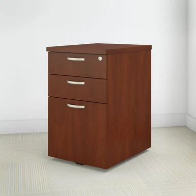 Office In An Hour Mobile File Cabinet By Bush Business Furniture - Hansen Cherry 1 Office In An Hour Mobile File Cabinet By Bush Business Furniture - Hansen Cherry