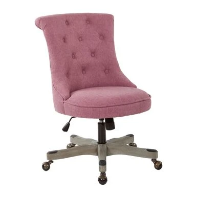Porch & Den Joliet Tufted Home Office Chair - Orchid 1 Porch & Den Joliet Tufted Home Office Chair - Orchid