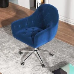 Hernals 32-36 Inch Velvet Contemporary Tufted Adjustable Home Office Chair By Corvus - Blue 28 Hernals 32-36 Inch Velvet Contemporary Tufted Adjustable Home Office Chair By Corvus - Blue -Felloweis Store dd61f868 ee61 47c2 94a1 0c0936eafb92