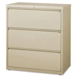Lorell Putty 3-drawer Lateral Files - Letter - White