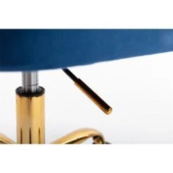 Velvet Swivel Chair For Living Room Leisure Chair Office Chair - 22.4" X 24.2" X32~36.4"H - Light Pink -Felloweis Store e1f3ab4e c0e6 4ef4 8100 de2daf56bc3b