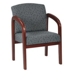 Cherry Finish Wood Visitor Chair - Cocoa -Felloweis Store e238a903 def2 46eb 917f dcb6414f6cc4