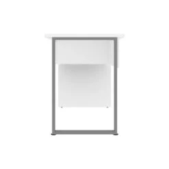 Bestar Solay 48W Small Table Desk With U-Shaped Metal Leg - Platinum Gray -Felloweis Store e2463750 ffc6 4f85 b640 3864e68bc146