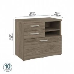Hybrid Office Storage Cabinet With Drawers By Bush Business Furniture - Black Walnut 28 Hybrid Office Storage Cabinet With Drawers By Bush Business Furniture - Black Walnut -Felloweis Store e2f51f59 2555 46f0 99ea f0c4978e396d