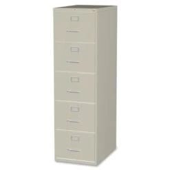 Lorell Putty Commerical Grade 61-inch Vertical File Cabinet - Legal - Beige