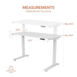 FLEXISPOT 48"x24" 5-Min Install Home Office Height Adjustable Standing Desk Memory Controller Sit Stand Desk Computer Desk - Black 29 FLEXISPOT 48"x24" 5-Min Install Home Office Height Adjustable Standing Desk Memory Controller Sit Stand Desk Computer Desk - Black -Felloweis Store e424ed0e 26e5 44f7 b2b9 87b8b317b96c
