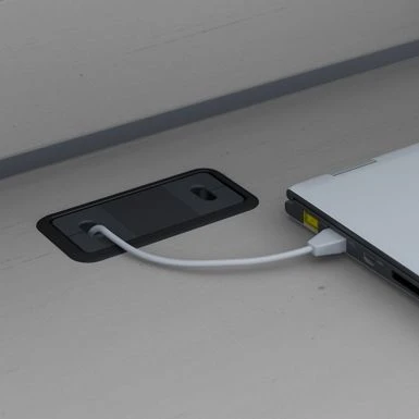 Bush Salinas Mission Desk With Hutch Office Suite In Cape Cod Gray - Driftwood Gray 6 Bush Salinas Mission Desk With Hutch Office Suite In Cape Cod Gray - Driftwood Gray - Image 6