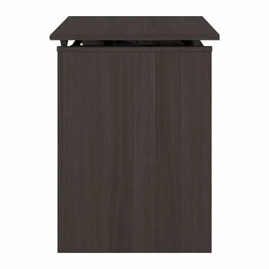 Cabot 3 Position Sit To Stand Desk Return By Bush Furniture - Heather Gray 5 Cabot 3 Position Sit To Stand Desk Return By Bush Furniture - Heather Gray - Image 5