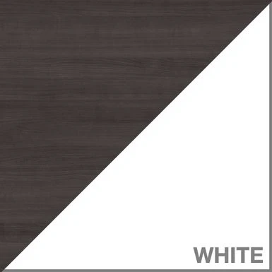 Somerset 71W L Shaped Desk With Hutch - Storm Gray/White 14 Somerset 71W L Shaped Desk With Hutch - Storm Gray/White - Image 14