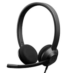 Cisco Headset 322 USB, Wired Dual On-Ear Headphones, Webex Controller With USB-A, Carbon Black, 2-Year Limited Liability Warranty (HS-W-322-C-USB), Adjustable