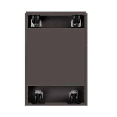 Hirsh 20" D Commercial Mobile Pedestal 2-Drawer File Cabinet, Med Tone - Brown 4 Hirsh 20" D Commercial Mobile Pedestal 2-Drawer File Cabinet, Med Tone - Brown - Image 4