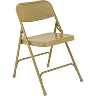 NPS Premium All-steel Folding Chairs (Pack Of 4) - Brown 3 NPS Premium All-steel Folding Chairs (Pack Of 4) - Brown - Image 3