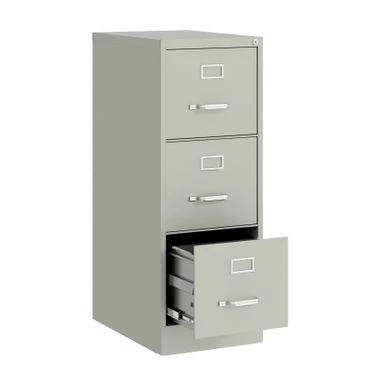 Hirsh 22-in Deep 3 Drawer, Letter Width, Vertical File Cabinet - Beige 6 Hirsh 22-in Deep 3 Drawer, Letter Width, Vertical File Cabinet - Beige - Image 6