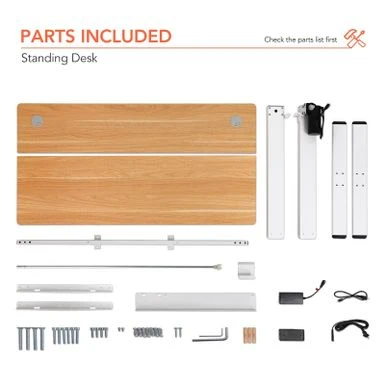 FlexiSpot 48"x24" Whole Piece Desktop Home Office Standing Desk Height Adjustabel Desk Computer Desk - Maple 17 FlexiSpot 48"x24" Whole Piece Desktop Home Office Standing Desk Height Adjustabel Desk Computer Desk - Maple - Image 17